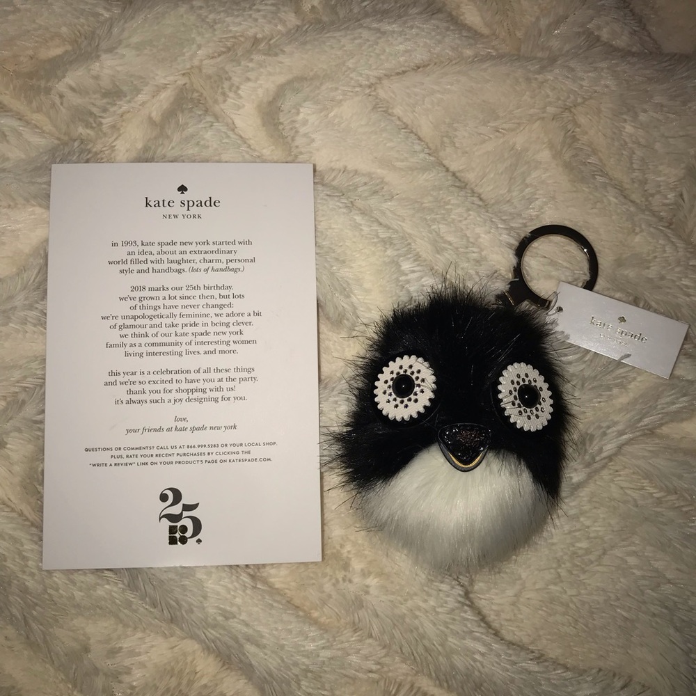 Kate Spade Owl Keychain
